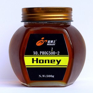 500克玻璃瓶蜂蜜1個