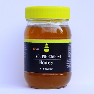 500克玻璃瓶蜂蜜3個
